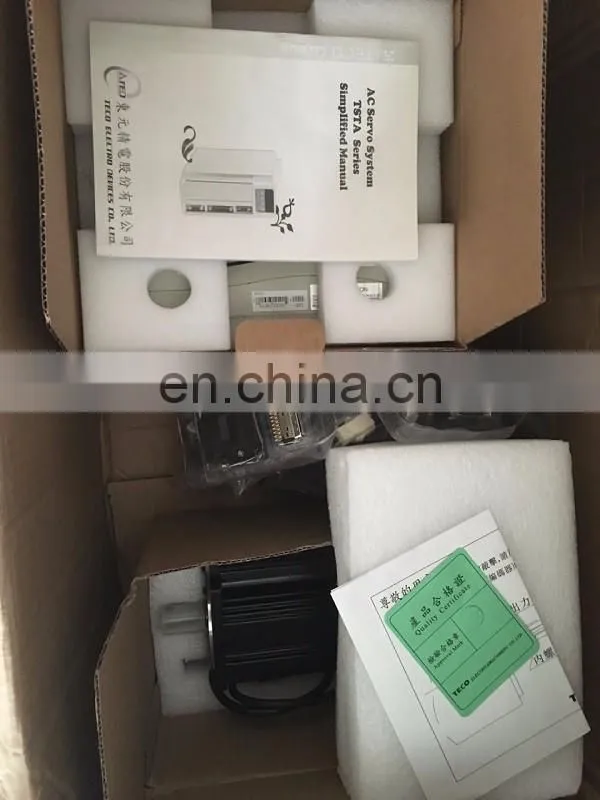 TECO servo motor 750W JSMA-LC08ABK01+JSDA-20A