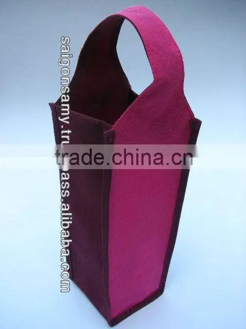 Non woven promotinal wine bag