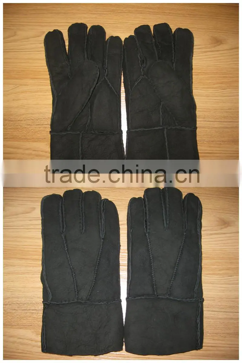 Sheepskin leather work gloves