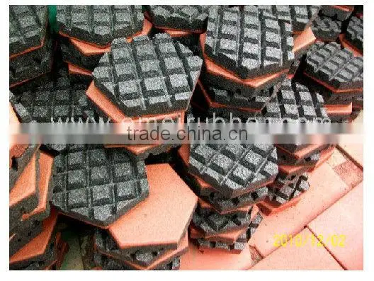 Hexagon rubber paver/flooring/mat