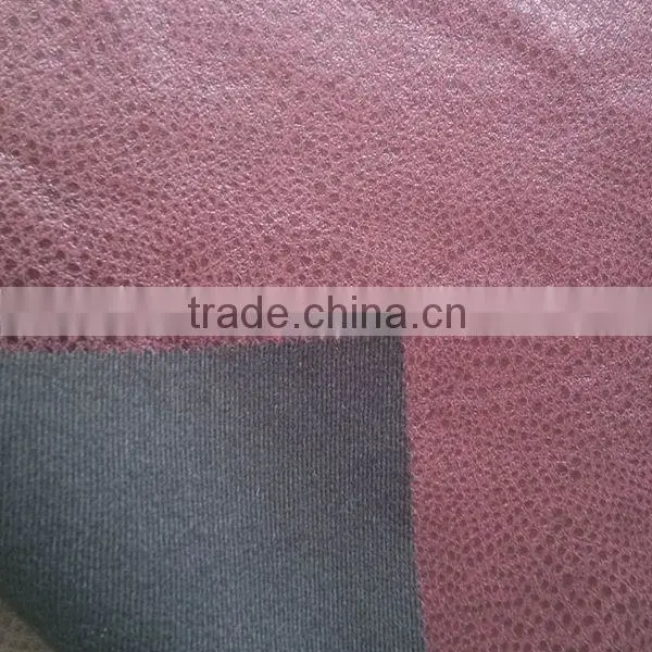 Bronzed Suede Fabric Bonded With Fiber Velvet Fabric For Sofa