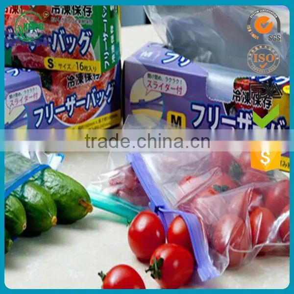 ldpe slider food grade bag