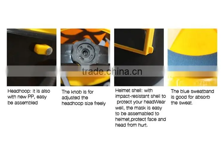 Safety face shield helmet,protective mask, face shield with good quality WM050