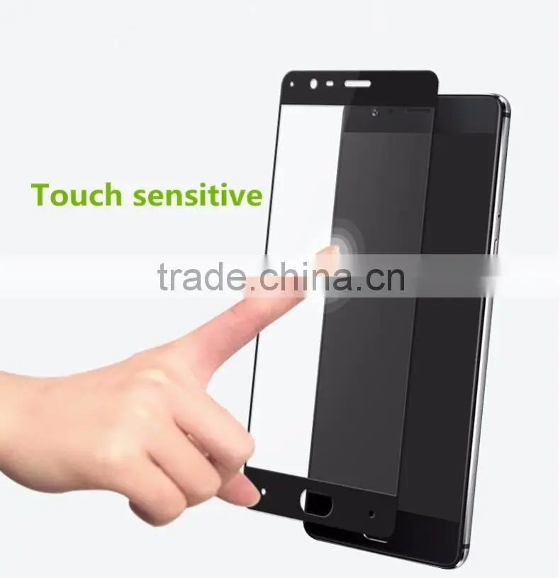 MOFi Original Full Cover Tempered Glass for One Plus three, OnePlus3, Full Cover Screen Protector Glass Film for Oneplus 3