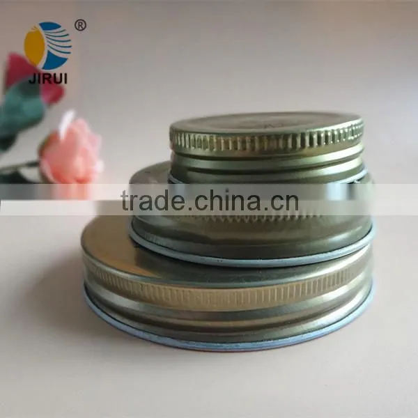 metal screw decorative cap for glass jars
