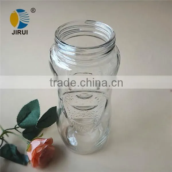 500ml glass water bottle with plastic screw cap wholesale