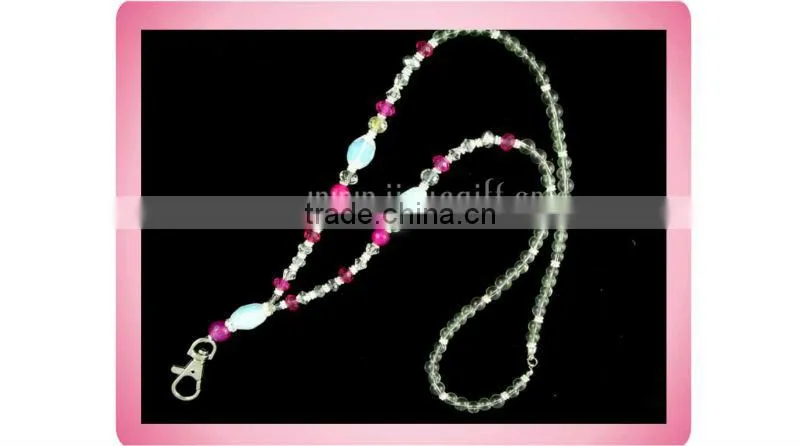 Oversized Purple Long Crystal Shell Children Keychain
