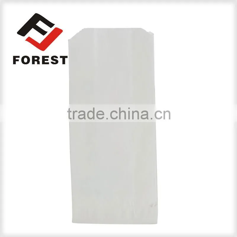 Patterned gusseted merchandise paper bags