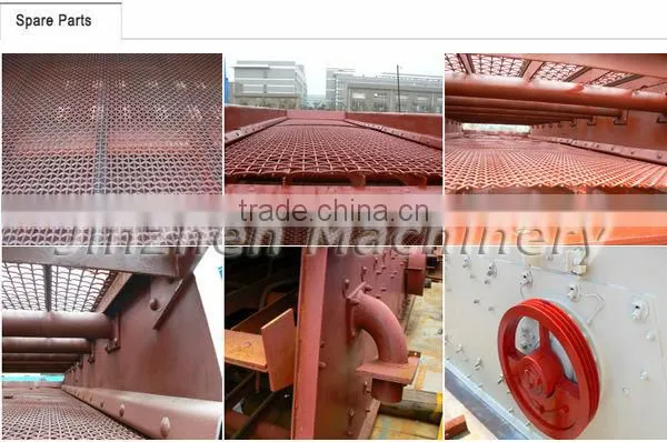All Steel Construct Long Sieving Lifetime Circular Vibrating Sieve For Stone