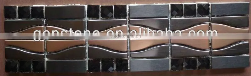 Black Fashion Colored Steel Mosaic