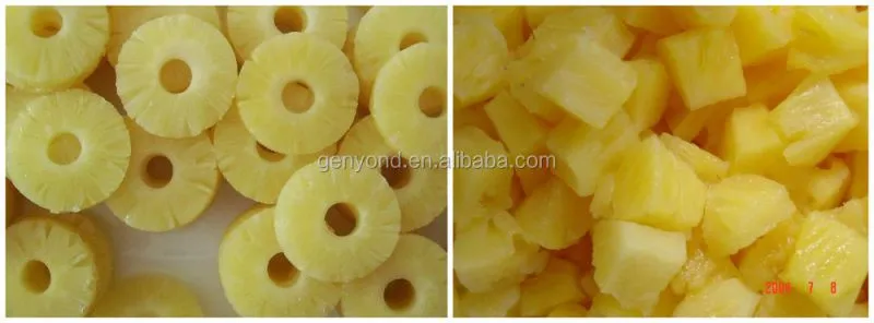 Commercial Canned Pineapple Process Line / Pineapple Slices Canning Machine
