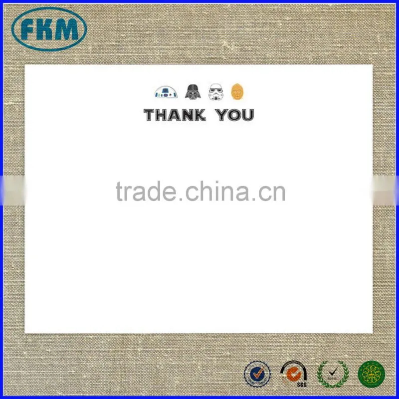 thank you card with envelope