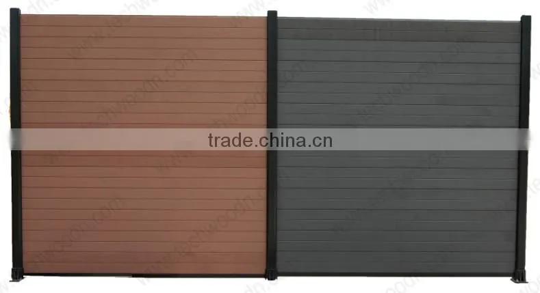 2015 hot design China supplier garden wpc fencing