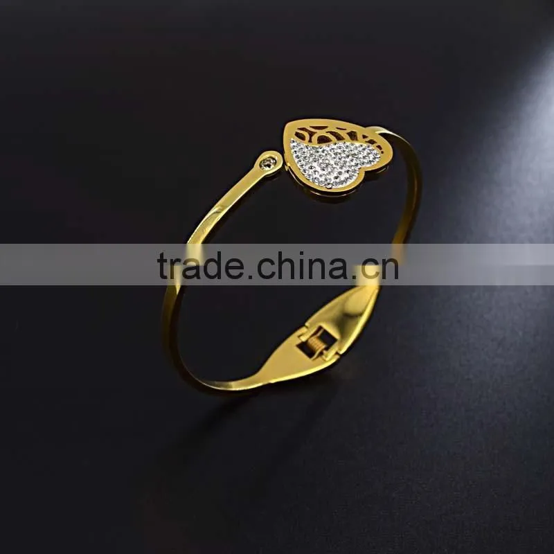 wholesale bangles high quality Gold Color Luxury Bracelet for women