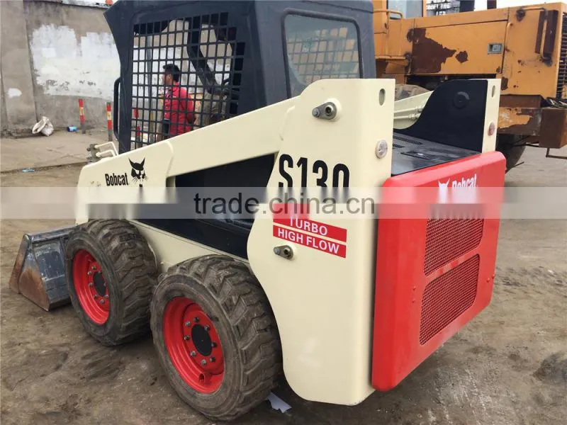 used 2013 made BOBCAT S130 compact skid steer loader for sale