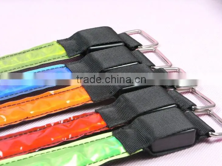 LED light Flash safety arm band safety lights fiber arm bands