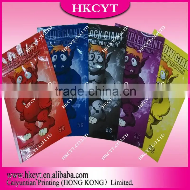 New style dafuq 10g herbal incense bag spice zipper bag