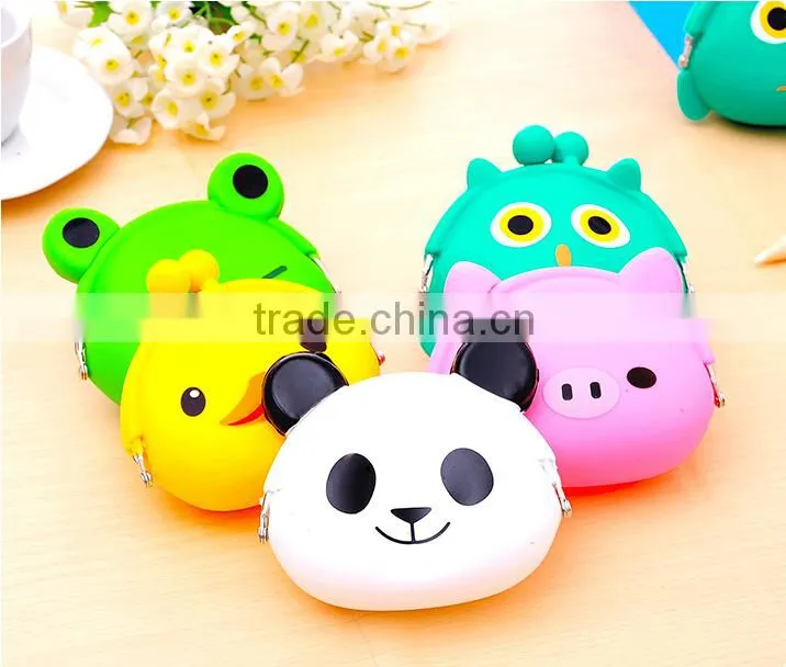 3D animal shaped leather coin purse,cheap coin purse