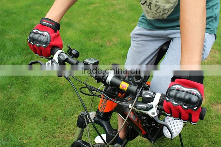 Men Motorcycle Cycling Gloves Half Finger Anti Slip 3D Hard Shell Protective Bicycle Bike Riding Racing Gloves