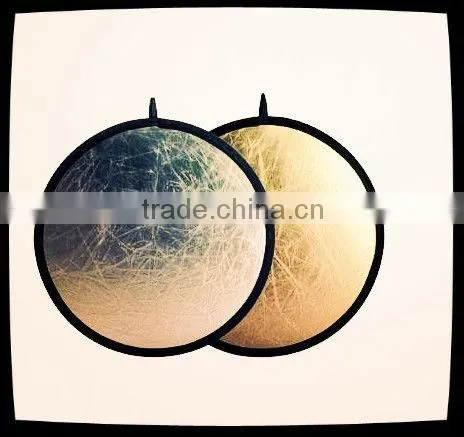 ET-60 photography lighting reflectors silver&gold 60cm 2 in 1 foldable photo Studio Reflector board