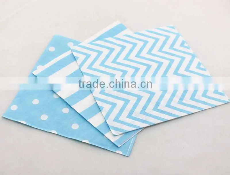 Wedding Decoration Floral Paper Napkins Vintage Deco Napkins for Wedding Event Holiday