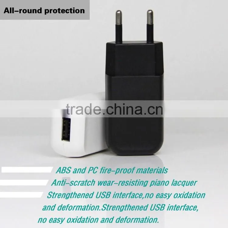 5V2A universal usb wall travel charger for smart phone and Ipad