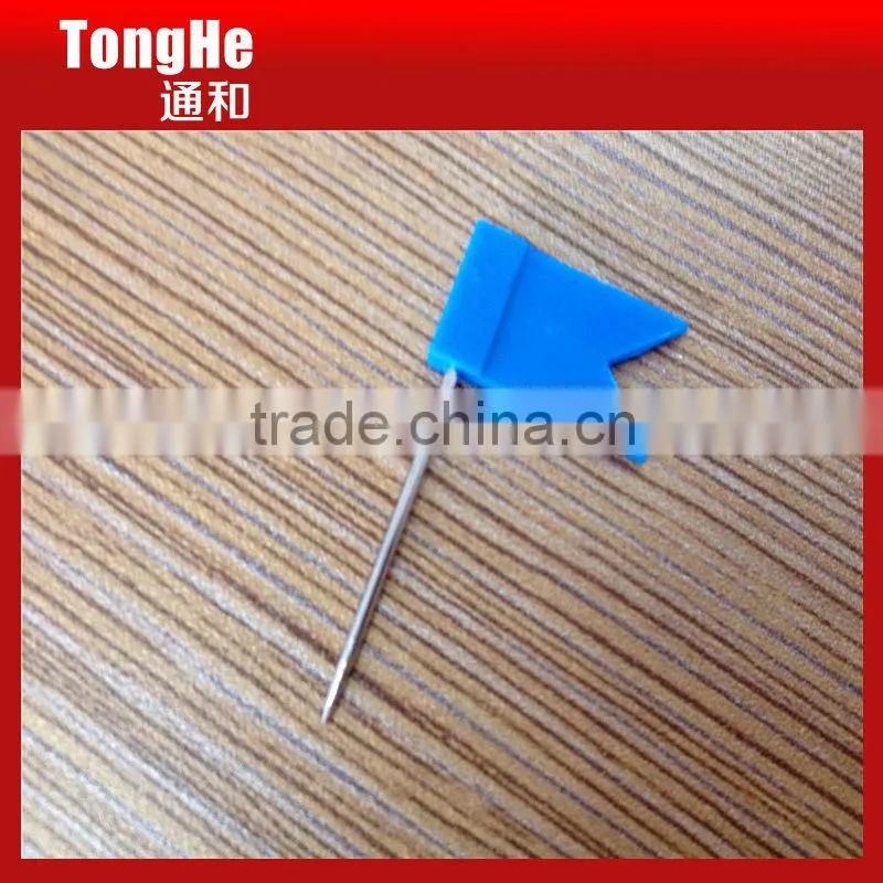 Colorful Decorative Plastic Flat Flag Pins for Gifts
