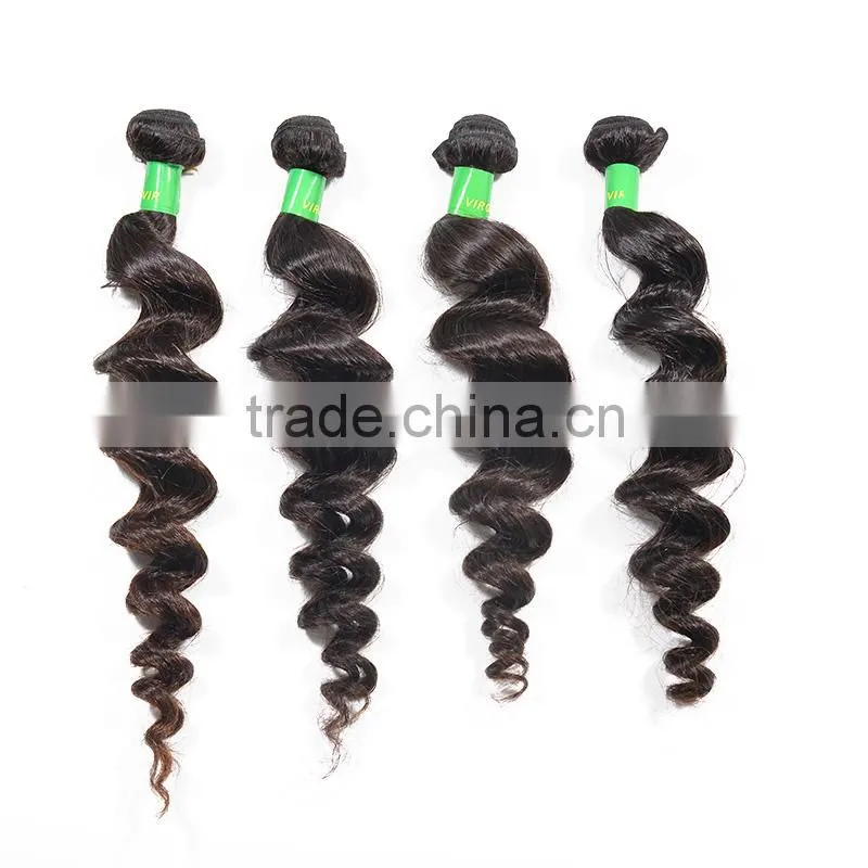 Virgin Human Hair Extensions American Dealer Indian Hair