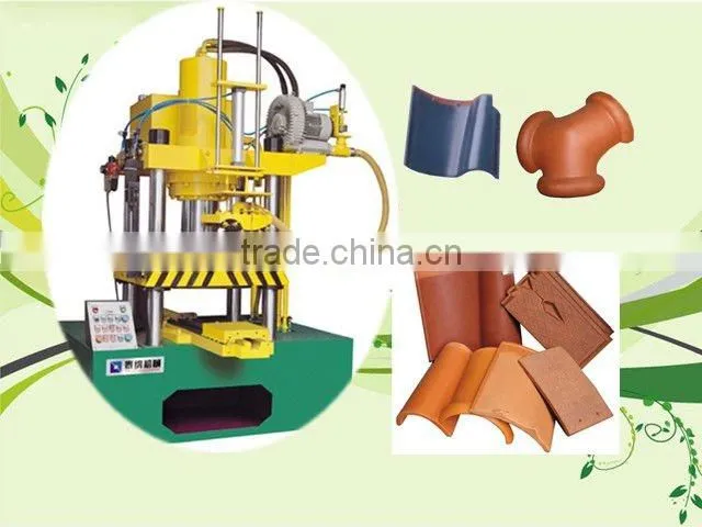 with working table hydraulic tile press/clay press machine for tile and brick