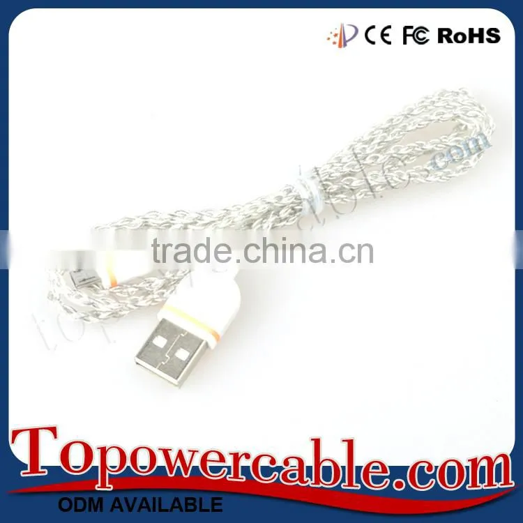 China Supplier High Speed Sync Transfer 24Awg Micro Usb Charging Cable
