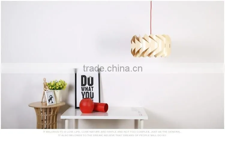 LED pendant Light JK-8005B-27 Decor European Modern Wooden Hive LED Indoor pendant lamp