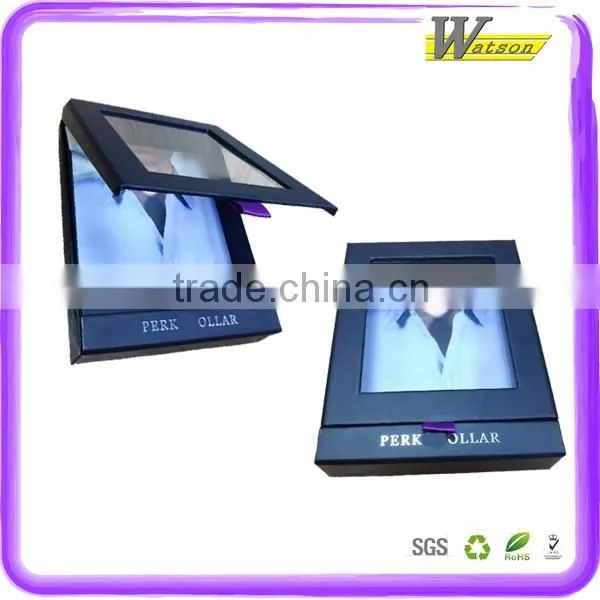 High Quality Hand-made Cardboard Clothing Gift Box With Ribbon And Window
