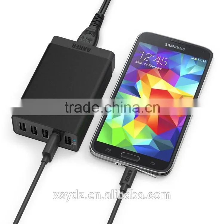Bank Transfer Available 6.5A 6 Port Cheap Wall USB Charger for iPhone 5/6