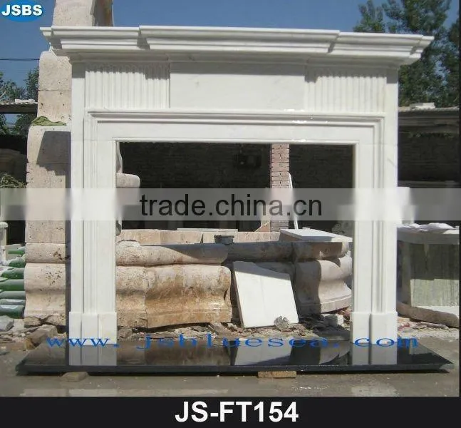 White Marble Fireplace Frame JS-FP006Y- more photos for chosing!