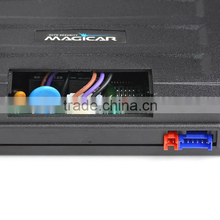 English version Two Way Car Alarm System Magicar M101AS with remote engine starter