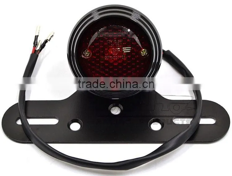BJ-LPL-035 Recommended Billet Aluminum Black LED Sportbike Motocross Motorcycle Brake Tail Light
