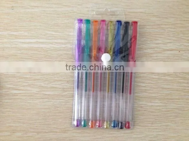Factory direct-selling 100''high quality Multi-color ballpoint flash ink pen
