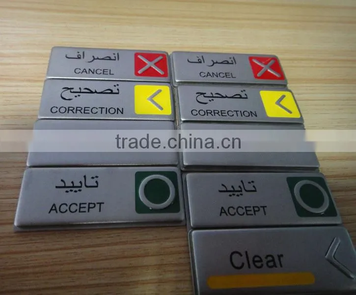 Custom High quality etching stainless steel metal plate with factory price