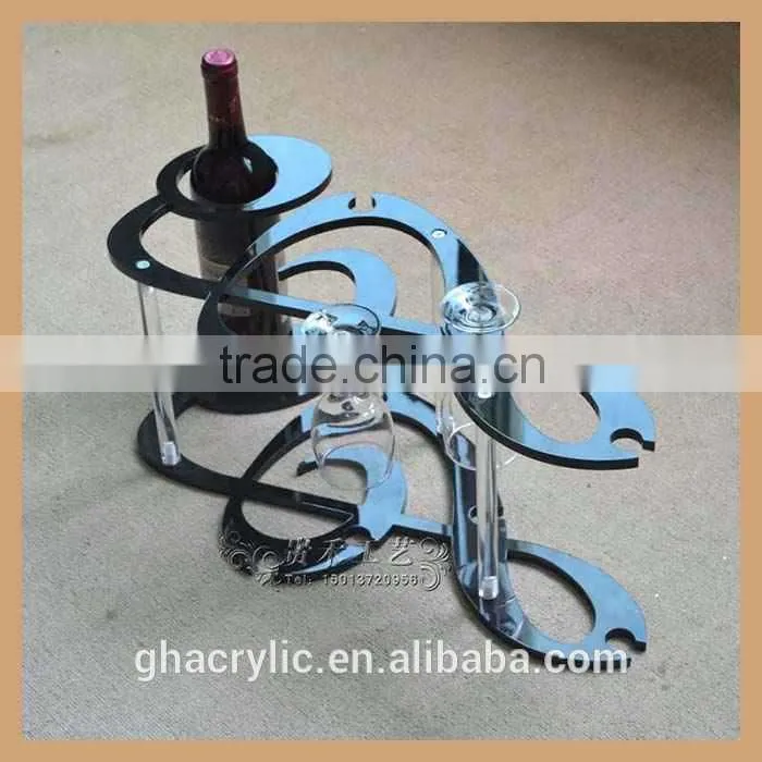 Wholesale wine stopper display rack,black display racks and stands