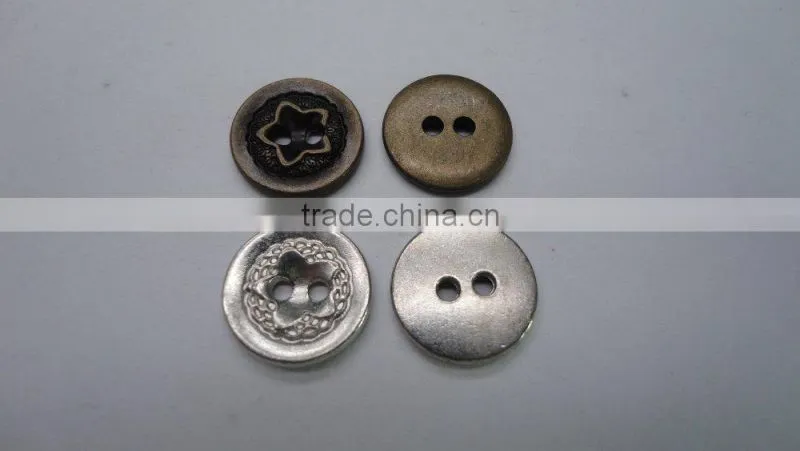 metal buttons china nickel free antisilver holes button fty