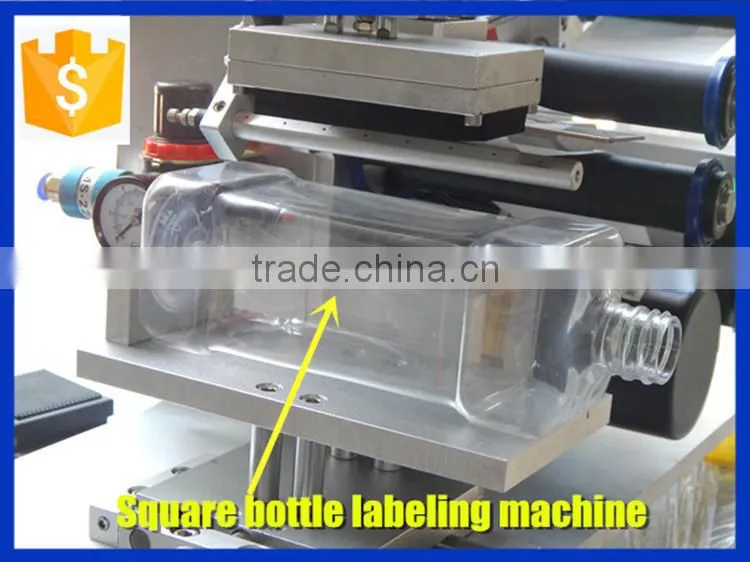 Germany sensor bottle label machine,square bottle labeling machine
