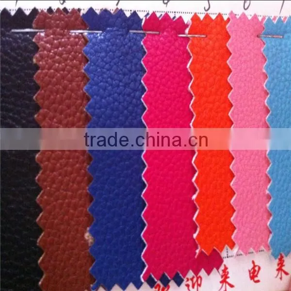hotselling lychee patternhotselling lychee pattern pvc artificial leather T5536