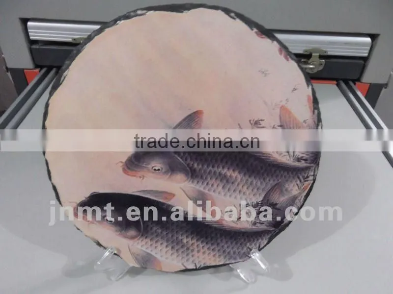 SH36 Round sublimation slate as souvenior