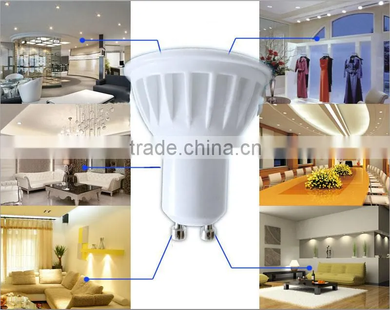 Top 10 Hot Sale 160Degree GU10 Spotlight LEDs CE 50mm RoHS 4W High Quality