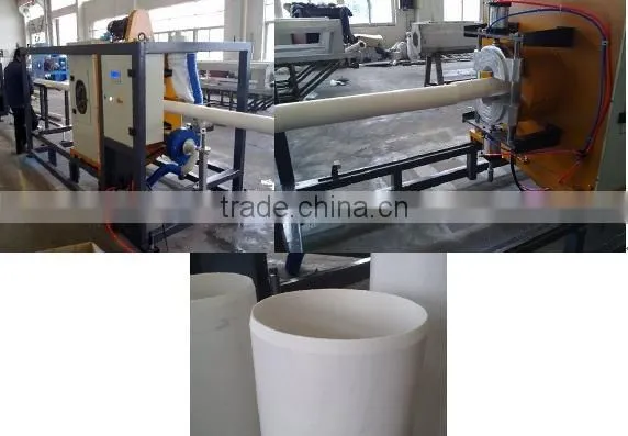 PVC pipe making machine / extrusion line , from 9 Years' Gold Supplier !