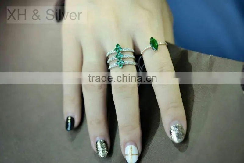 Factory direct wholesale price silver rose plated smart ring jewelry
