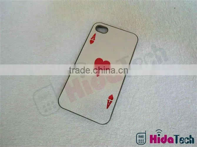 Casino Poker Joker Case for iPhone 4 / 4S,gold & silver color available