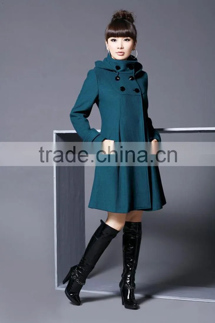 2014 Women's New Cotton-padded Slim MD-LONG Loose Coats Overcoats Parka