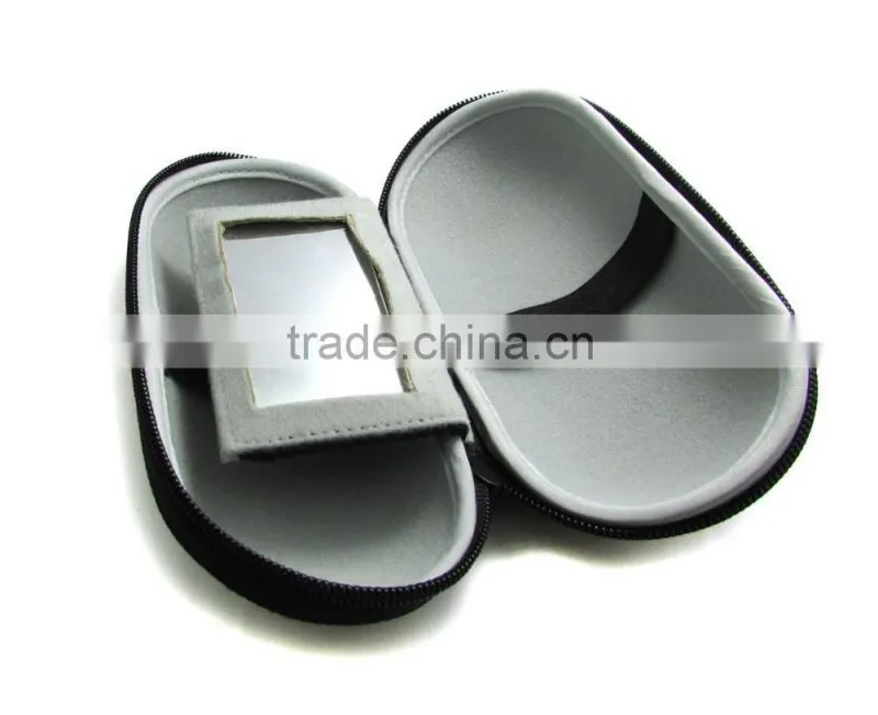 sunglasses case with a mirror