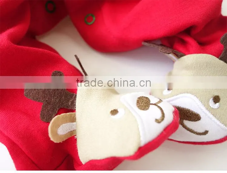 Classical christmas baby romper christmas baby romper chrismas baby clothes